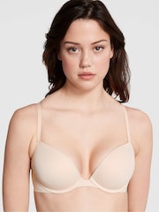 Victoria's Secret Pink Marzipan Nude Super Push Up Bra - Image 1 of 2