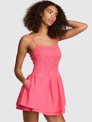 Victoria's Secret Pink Candy Pink Smocked Dress - Image 1 of 2