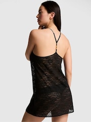 Victoria's Secret Pink Black Lace Slip Dress - Image 2 of 2