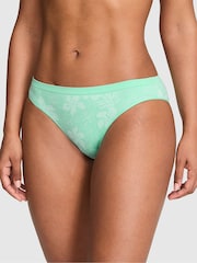 Victoria's Secret Pink Sea Green Hibiscus Bikini Knickers - Image 1 of 2