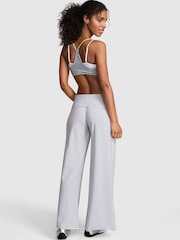 Victoria's Secret Pink Grey Stripe Foldover Wide leg Trousers - Image 2 of 2