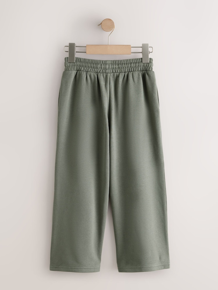 Soft Khaki Wide Fit Joggers (3-16yrs) - Image 2 of 4 Soft Khaki Wide Fit Joggers (3-16yrs) - Image 2 of 4