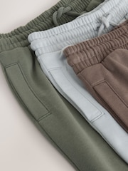 Brown/Khaki/Grey - Lot de 3 pantalons de jogging (3-16 ans) - Image 6 de 7