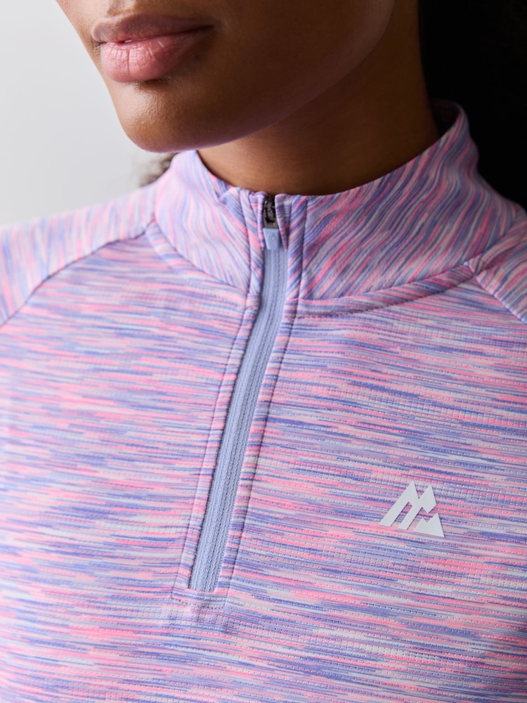 Montirex Pink TRAIL 2.0 Quarter Zip T-Shirt - Image 5 of 5