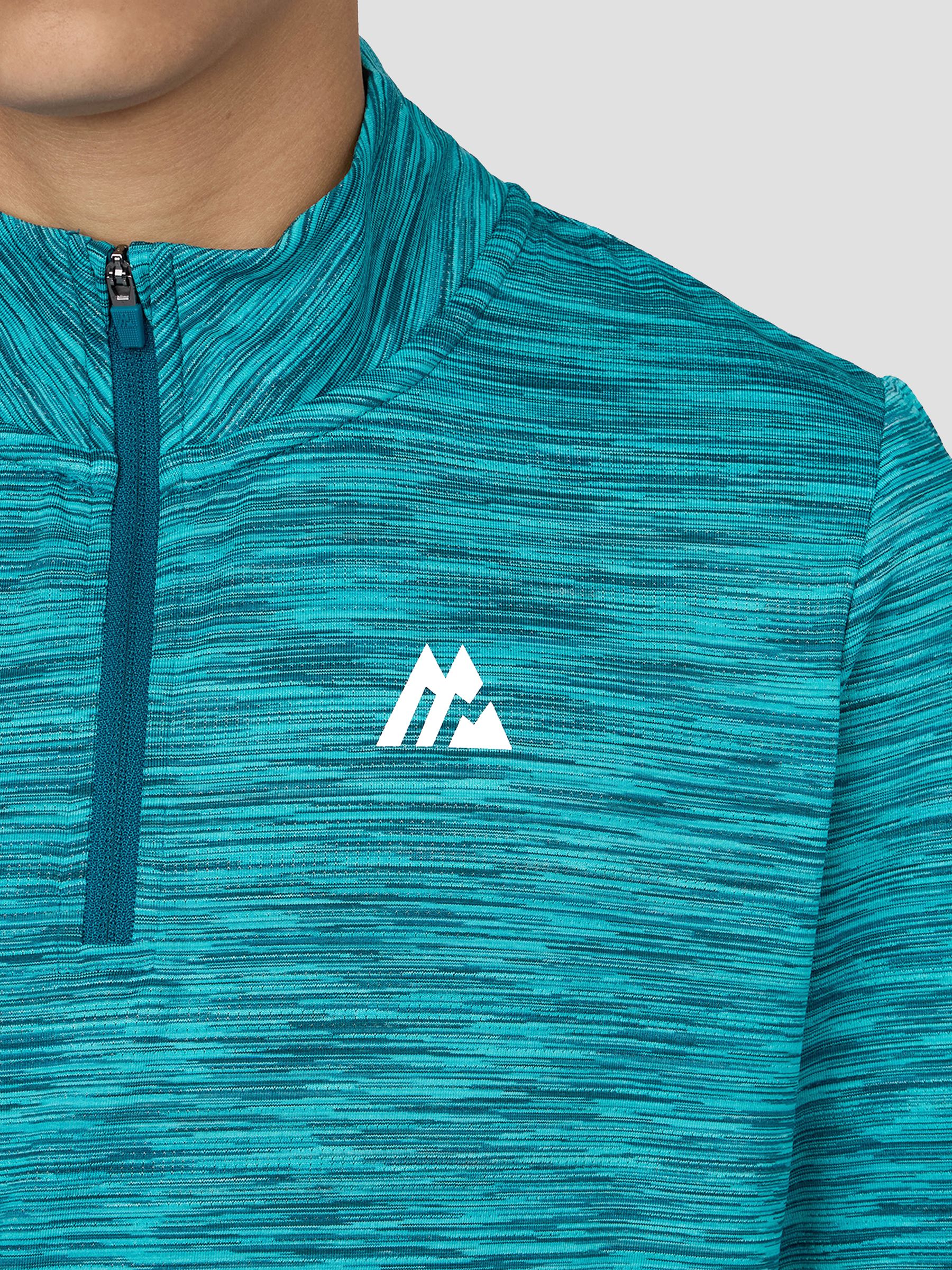 Buy Montirex Teal Junior Trail 2.0 Quarter Zip Sweatshirt from the