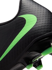 Nike Black Phantom 6 Low Academy Multi-Ground Football Boots - Image 7 of 8
