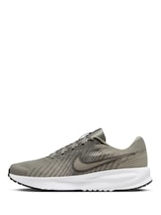 Nike Green Grey Run Defy Road Running Trainers - Image 2 of 10