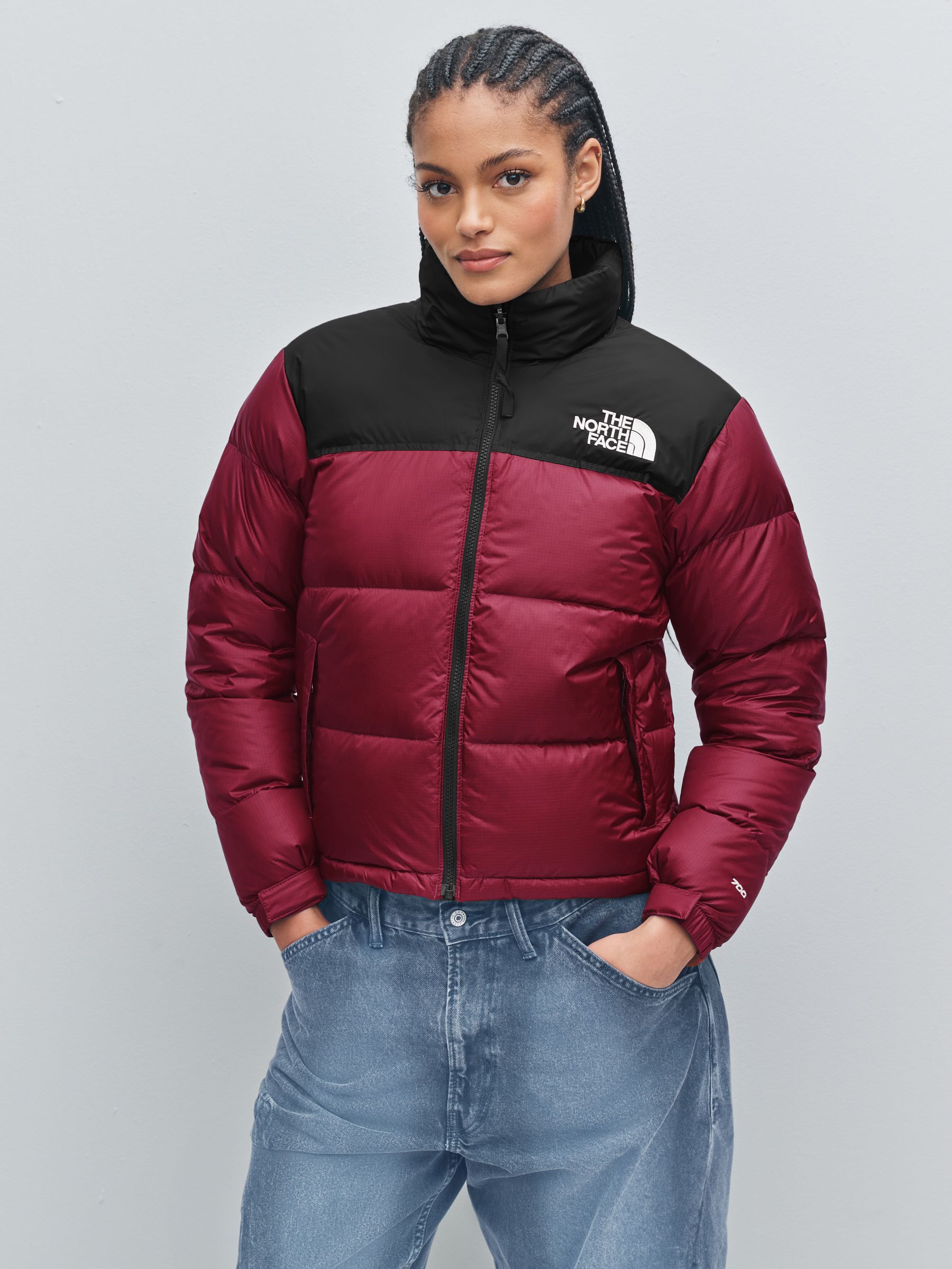 Buy The North Face Red 1996 Retro Nuptse Puffer Jacket from the