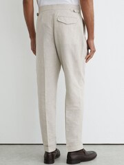 Reiss Oatmeal Finch Trousers - Image 7 of 7
