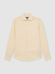 Reiss Buttermilk Yellow Ruban Shirt - Image 2 of 7