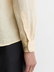 Reiss Buttermilk Yellow Ruban Shirt - Image 6 of 7