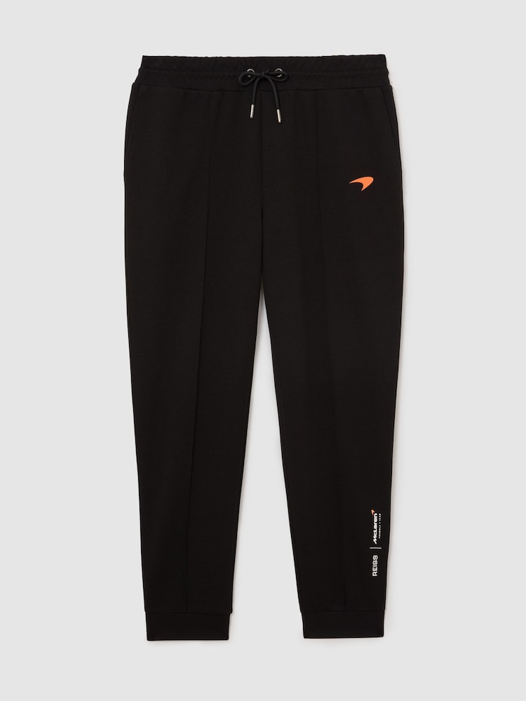 McLaren Black Racing Interlock Speedmark Joggers - Image 2 of 7