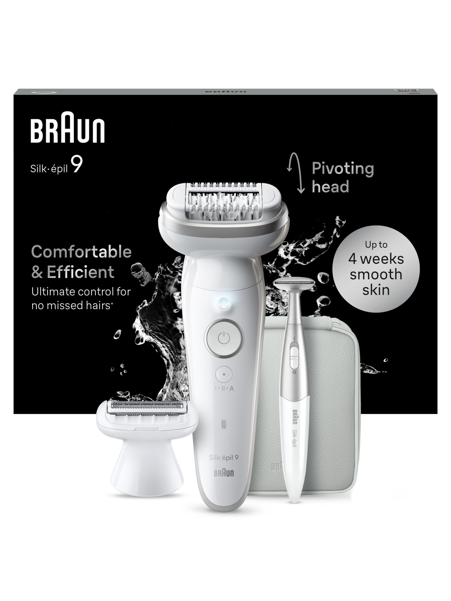 Women's White Braun Silk-Épil Series 9 9-241 Epilator For Lasting Smoothness - Image 9