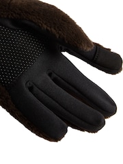 The North Face Brown Osito E-Tip Fleece Gloves - Image 5 of 5