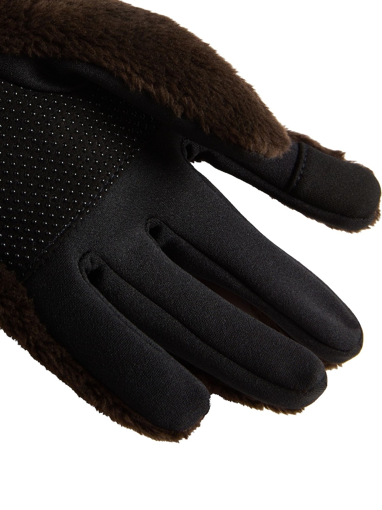 The North Face Brown Osito E-Tip Fleece Gloves - Image 5 of 5 The North Face Brown Osito E-Tip Fleece Gloves - Image 5 of 5