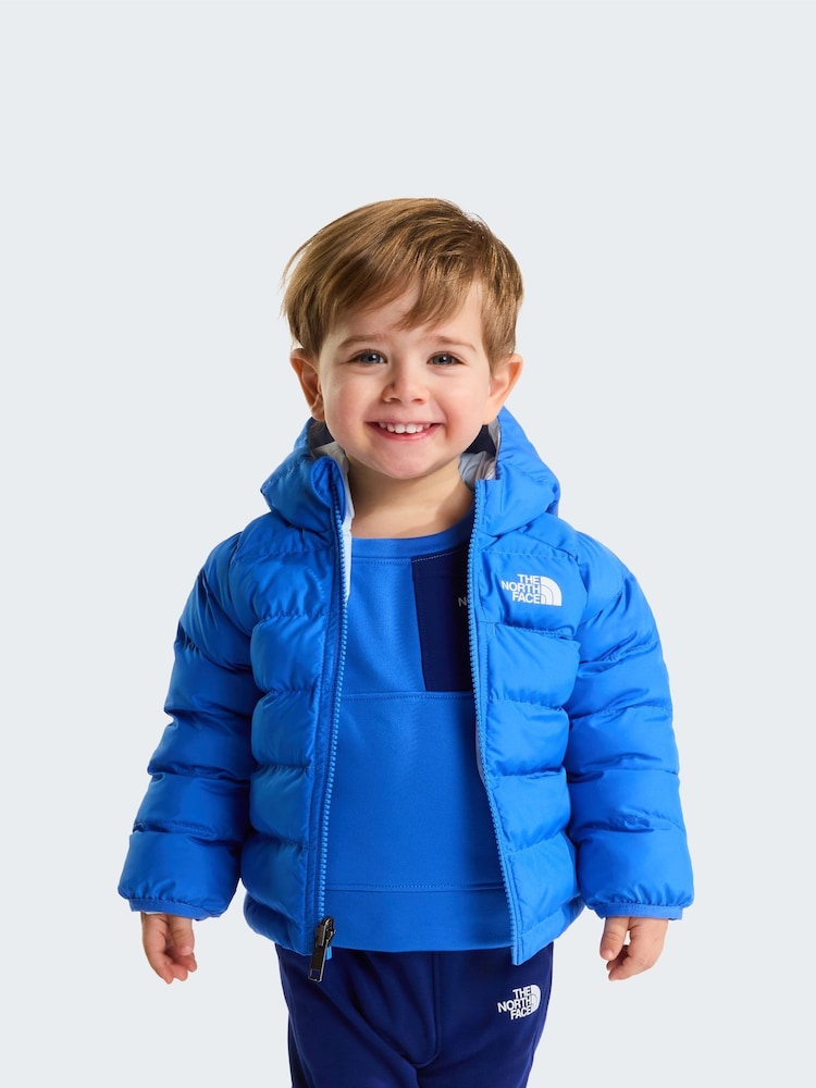The North Face Blue Baby Reversible Perrito Puffer Jacket - Image 2 of 8