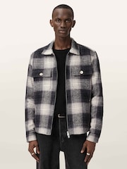 AllSaints White Matheson Jacket - Image 1 of 7