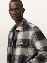 AllSaints White Matheson Jacket - Image 3 of 7