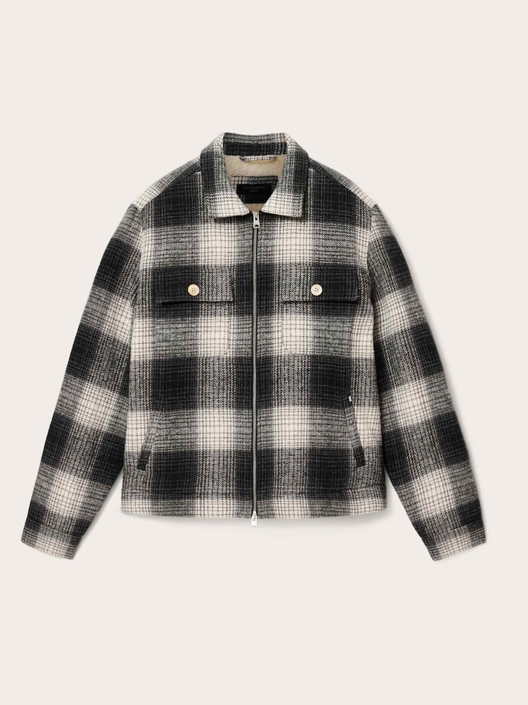 AllSaints White Matheson Jacket - Image 7 of 7