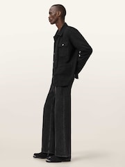 AllSaints Black Nevis Chore Jacket - Image 6 of 7