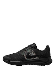 Nike Black/Camo Print Run Defy Running Trainers - Image 2 of 4