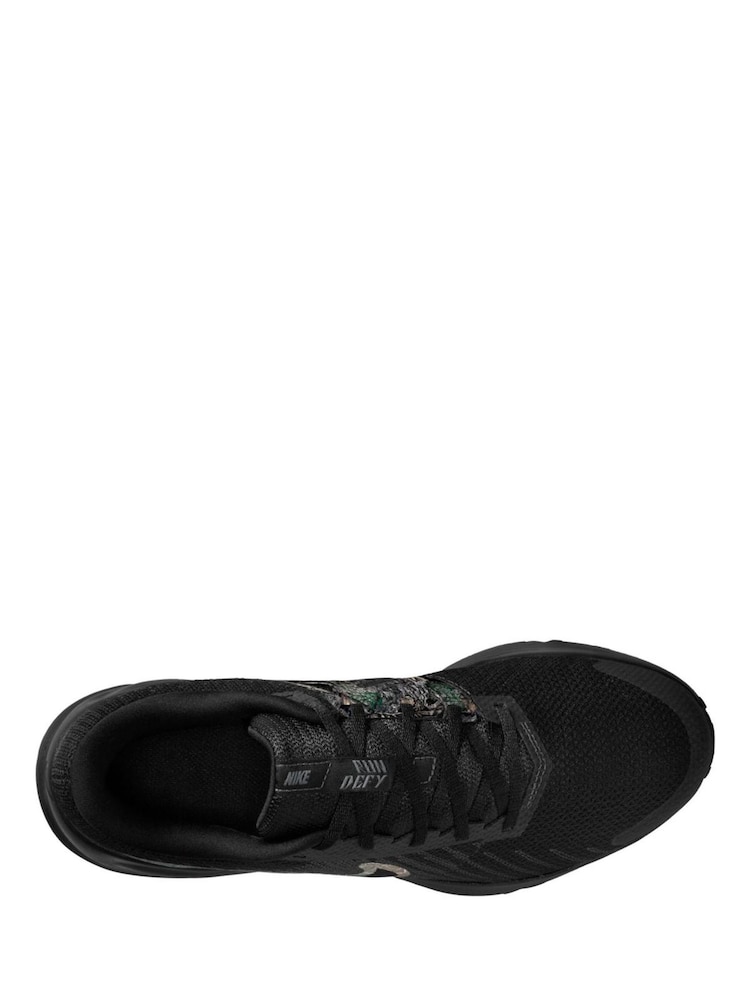 Nike Black/Camo Print Run Defy Running Trainers - Image 4 of 4 Nike Black/Camo Print Run Defy Running Trainers - Image 4 of 4
