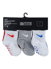 Nike Blue NHN Pop Color Ankle Gripper Socks 6 Pack - Image 5 of 6
