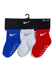 Nike Blue NHN Pop Color Ankle Gripper Socks 6 Pack - Image 6 of 6