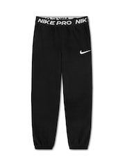 Nike Black Kids Girls Pro Joggers - Image 1 of 3