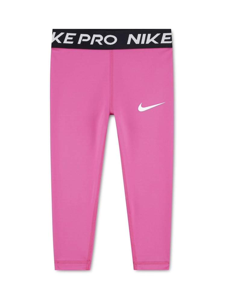 Nike Pink Little Kids PRO Leggings - Image 1 of 3