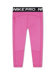 Nike Pink Little Kids PRO Leggings - Image 2 of 3