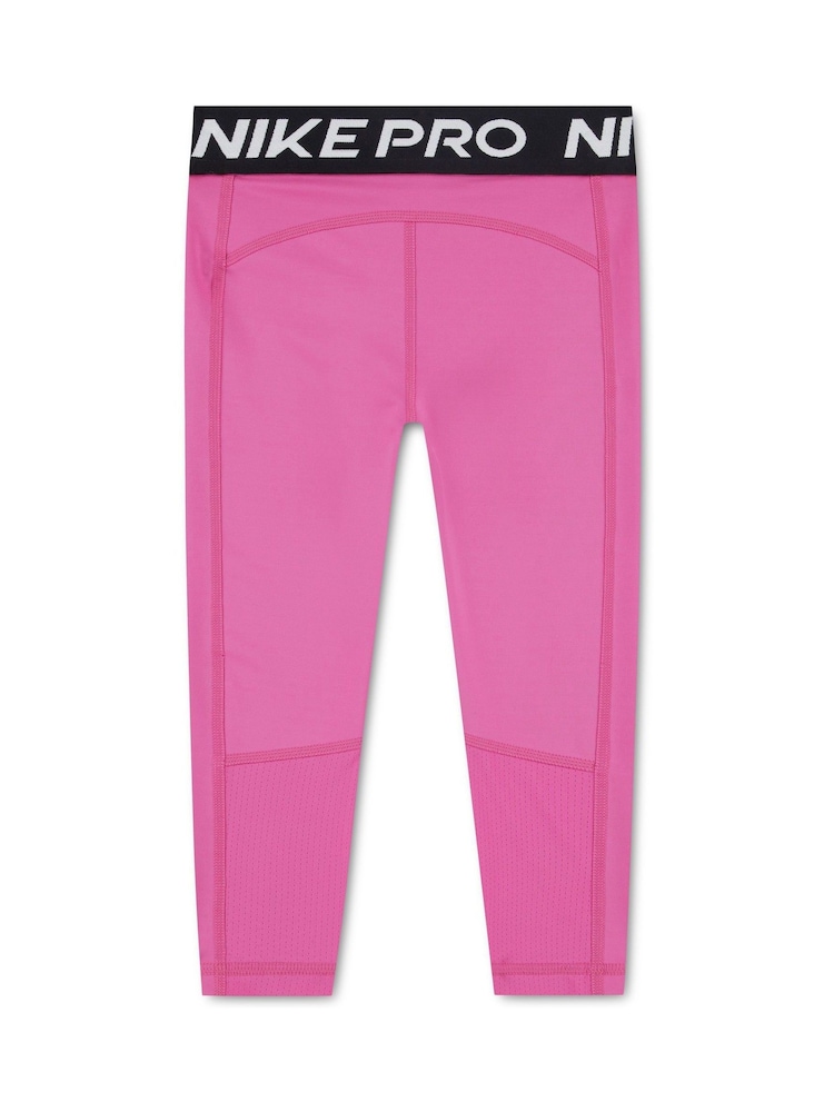Nike Pink Little Kids PRO Leggings - Image 2 of 3