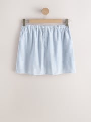 Blue/Brown Stripe Mini Skort - Image 1 of 3