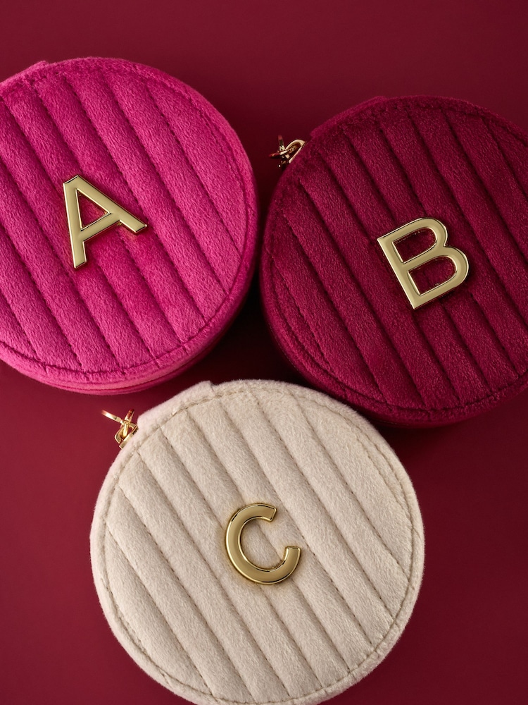 Letters Monogram Alphabet Travel Jewellery Box - Image 2 of 5