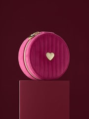 Heart Monogram Alphabet Travel Jewellery Box - Image 1 of 5