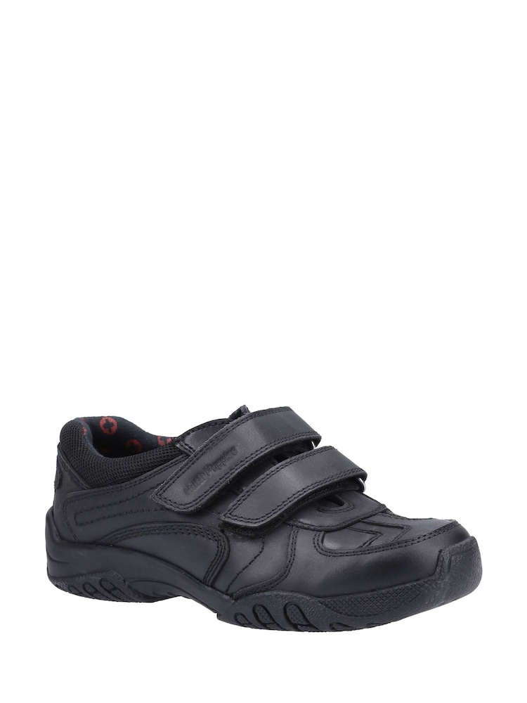 Hush Puppies Black Jezza 2 Senior School Shoes - Image 1 of 2 Hush Puppies Black Jezza 2 Senior School Shoes - Image 1 of 2