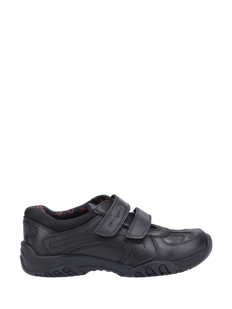 Hush Puppies Black Jezza 2 Senior School Shoes - Image 2 of 2 Hush Puppies Black Jezza 2 Senior School Shoes - Image 2 of 2