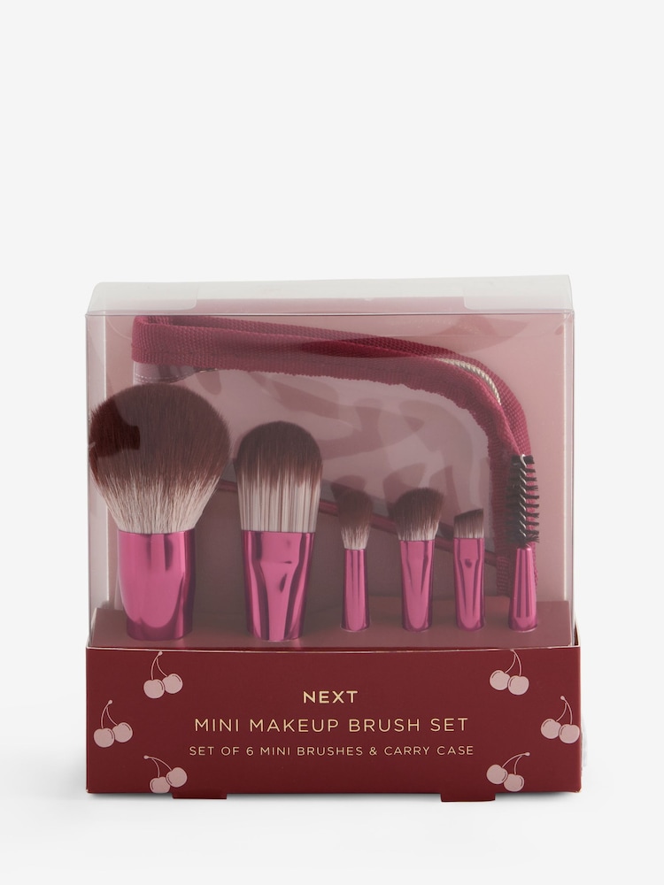 Černja Crveno - Mini putni set četkica za šminku sa torbicom - Slika 2 od 3 Černja Crveno - Mini putni set četkica za šminku sa torbicom - Slika 2 od 3