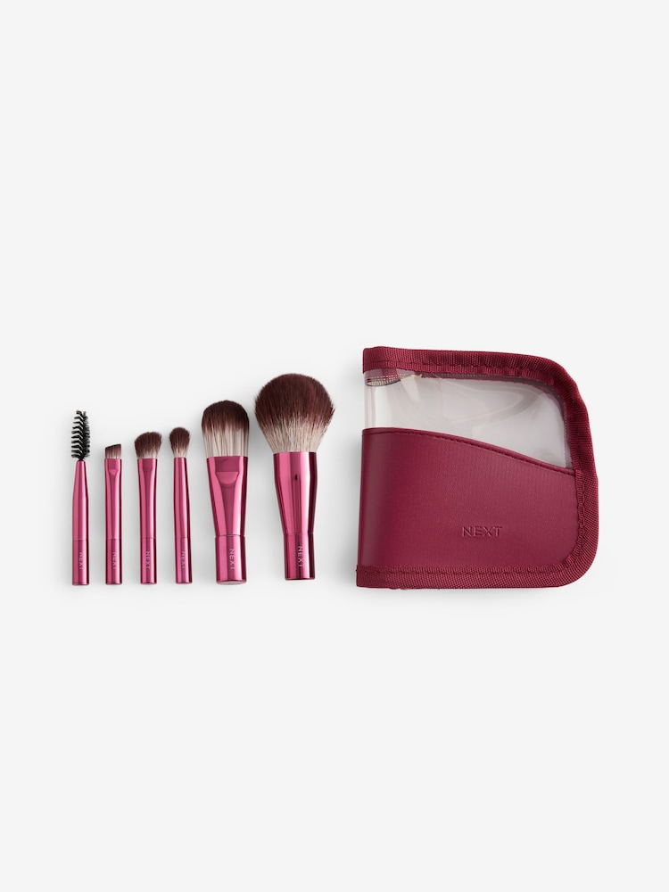 Černja Crveno - Mini putni set četkica za šminku sa torbicom - Slika 3 od 3 Černja Crveno - Mini putni set četkica za šminku sa torbicom - Slika 3 od 3