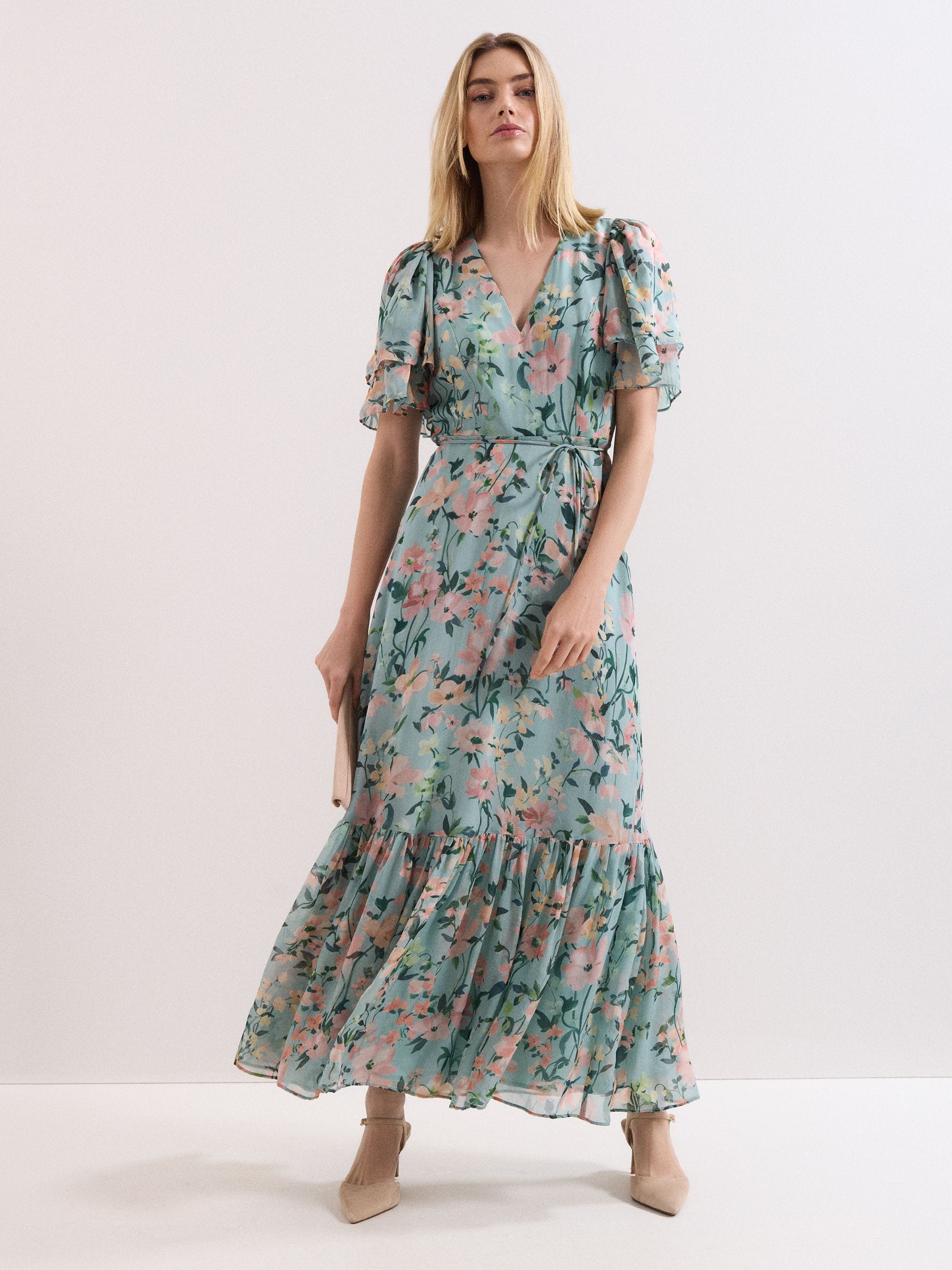 はっちcecilie bahnsen 花柄ワンピース Next：日本 Phase Eight Violet 花柄ワンピース from Next Japan