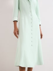 Phase Eight Green Paloma Tux Midi Dress - Image 4 of 7