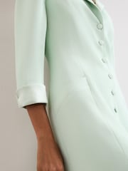 Phase Eight Green Paloma Tux Midi Dress - Image 5 of 7
