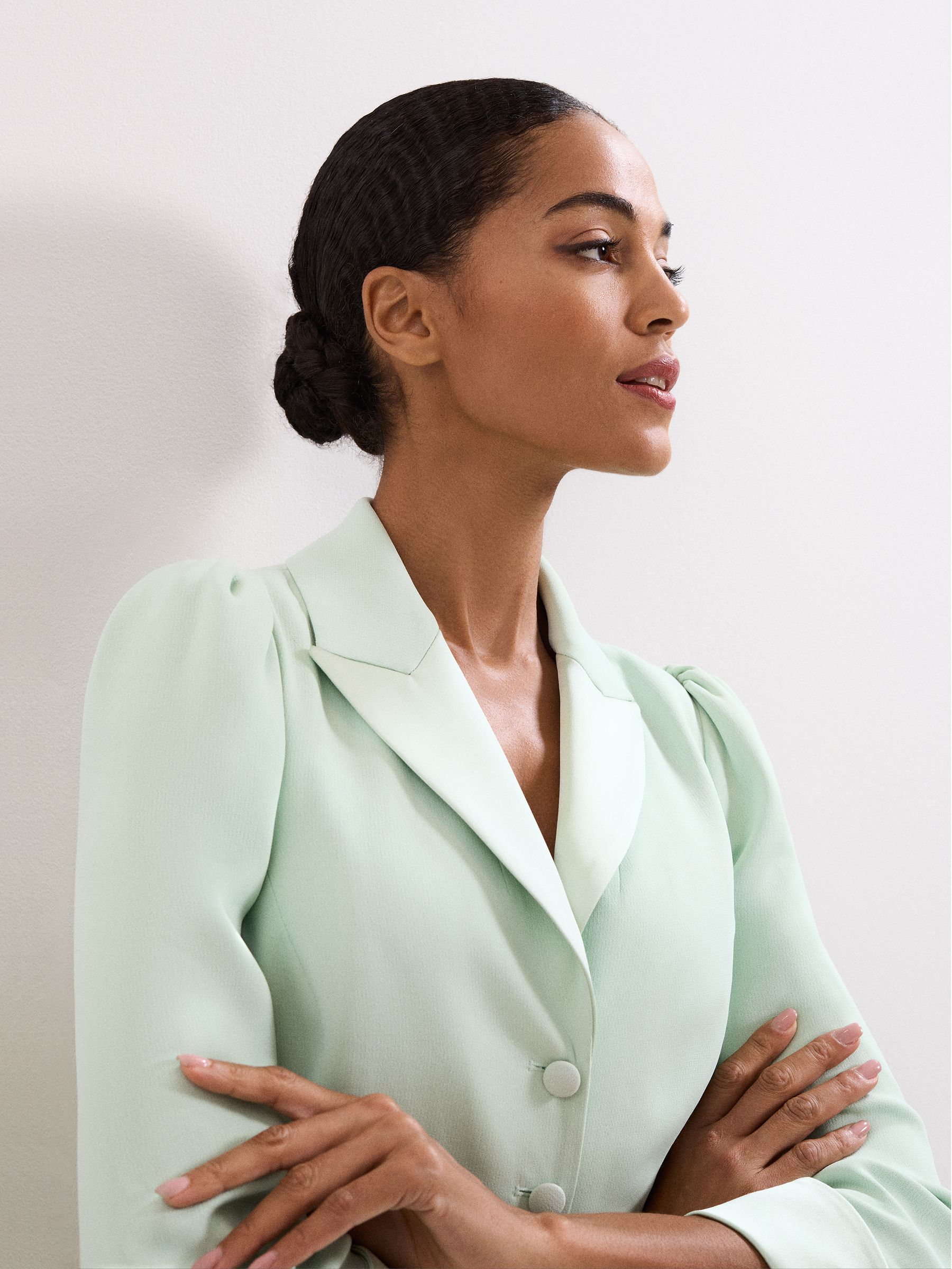 Buy Phase Eight Green Paloma Tux Midi Dress from Next USA