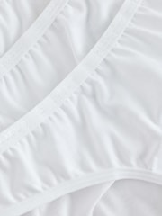 White Thin Elastic Bikini Briefs 7 Pack (5-16yrs) - Image 11 of 11