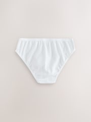 White Thin Elastic Bikini Briefs 7 Pack (5-16yrs) - Image 3 of 11
