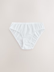 White Thin Elastic Bikini Briefs 7 Pack (5-16yrs) - Image 5 of 11
