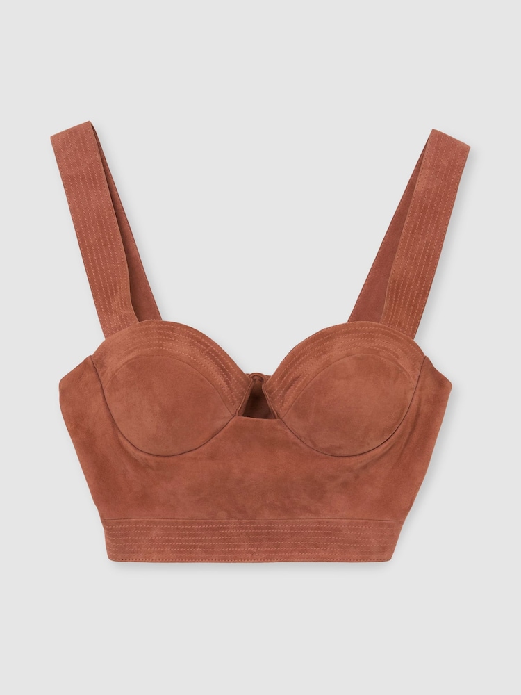 Atelier Suede Bustier Top - Imagen 2 de 6