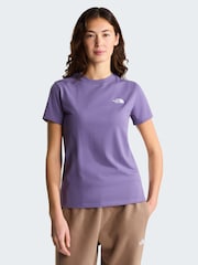 The North Face Purple Evolution Simple Dome Slim Fit T-Shirt - Image 1 of 5