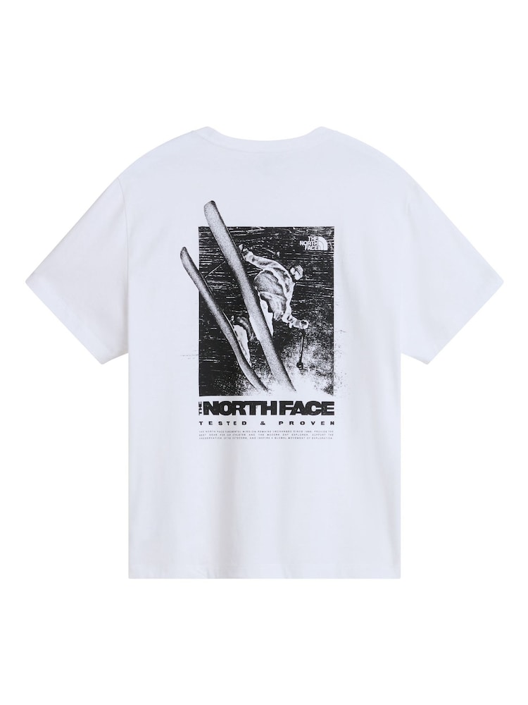 The North Face White Tested And Proven Back Graphic T-Shirt - Image 5 of 5