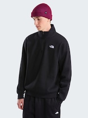 Itim - The North Face Simple Dome Zip Sweat Top - Larawan 1 ng 5